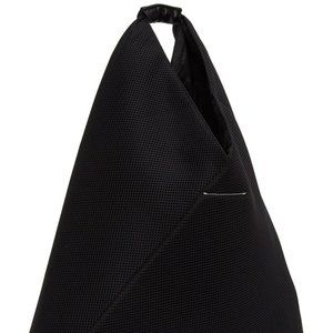 MM6 MAISON MARGIELA Black Net Mesh Triangle Tote